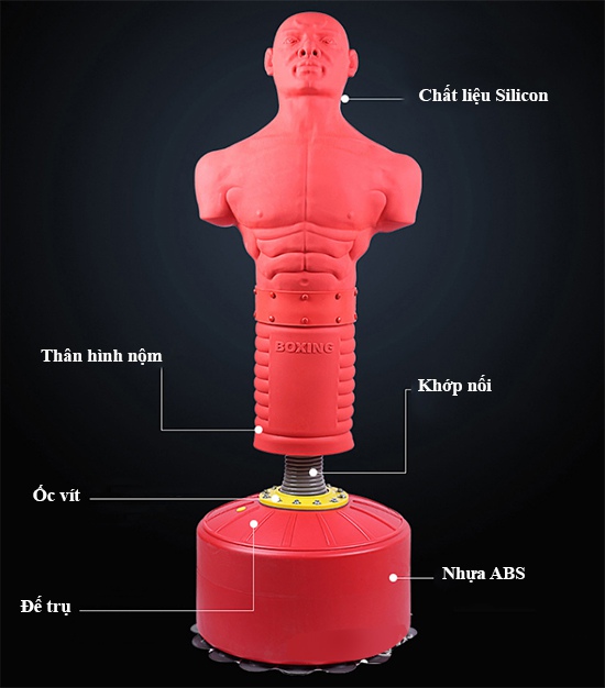 Hình nộm tập võ Silicon HJ-G082