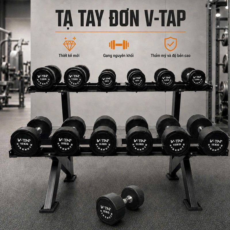 Chọn tạ tay cố định