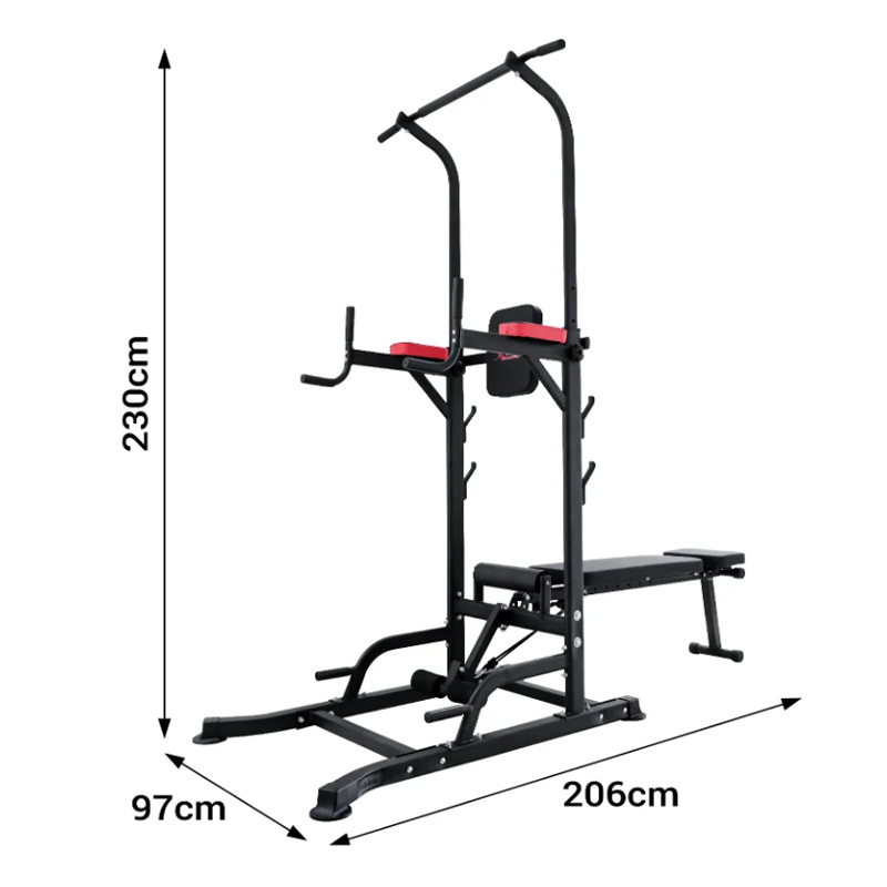 Kích thước ghế tập tạ T059